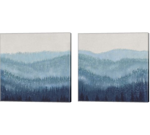 Smoky Ridge 2 Piece Canvas Print Set by Timothy O'Toole