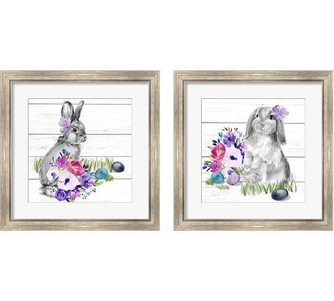 Bright Easter Bouquet 2 Piece Framed Art Print Set by Jennifer Parker