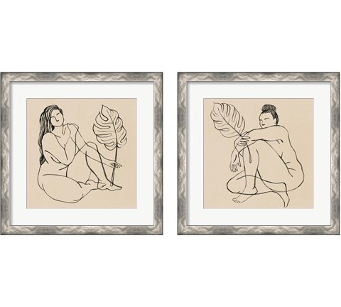 Femme Figure 2 Piece Framed Art Print Set by Grace Popp