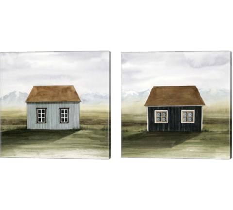 Nordic Cottage 2 Piece Canvas Print Set by Grace Popp