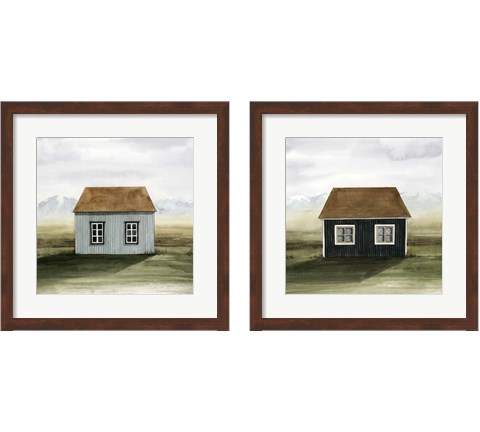 Nordic Cottage 2 Piece Framed Art Print Set by Grace Popp