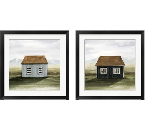 Nordic Cottage 2 Piece Framed Art Print Set by Grace Popp