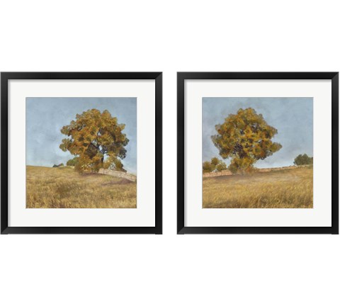 Autumn's Tranquility 2 Piece Framed Art Print Set by Alonzo Saunders
