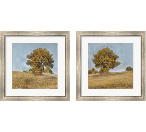 Autumn's Tranquility 2 Piece Framed Art Print Set by Alonzo Saunders