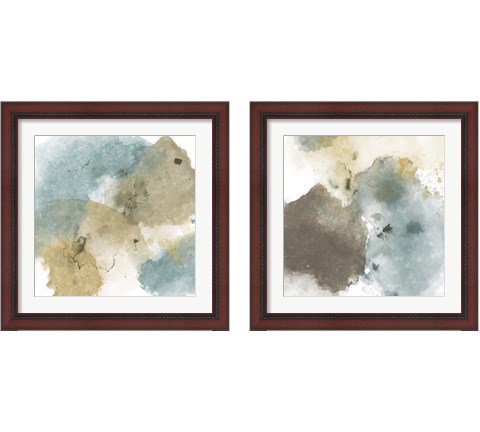 Fading Pieces  2 Piece Framed Art Print Set by Alonzo Saunders