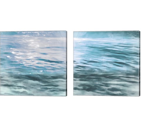 Shimmering Waters 2 Piece Canvas Print Set by Alonzo Saunders