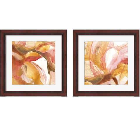 Sunset Marble 2 Piece Framed Art Print Set by June Erica Vess