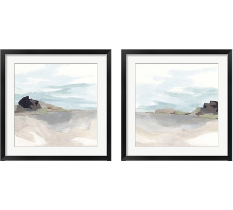 Glacial Coast 2 Piece Framed Art Print Set by June Erica Vess