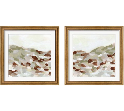 Hillside Mosaic 2 Piece Framed Art Print Set by June Erica Vess