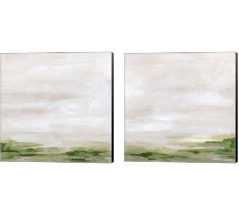 Marsh Horizon 2 Piece Canvas Print Set by June Erica Vess