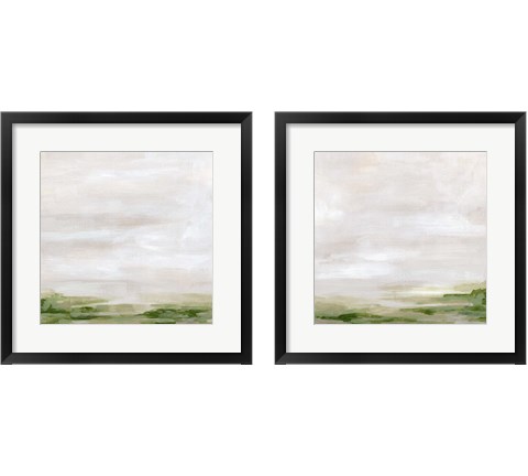 Marsh Horizon 2 Piece Framed Art Print Set by June Erica Vess