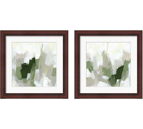 Emerald Fragment 2 Piece Framed Art Print Set by June Erica Vess