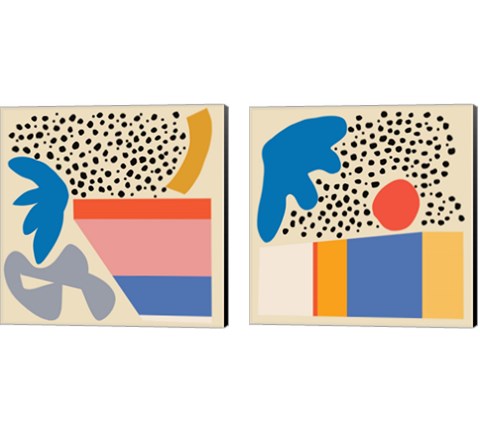 The 90's 2 Piece Canvas Print Set by Melissa Wang