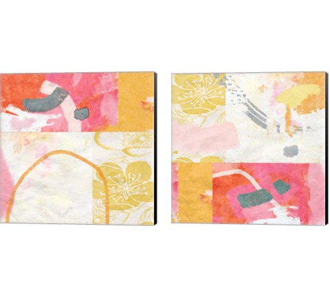 Kimono 2 Piece Canvas Print Set by Suzanne Nicoll