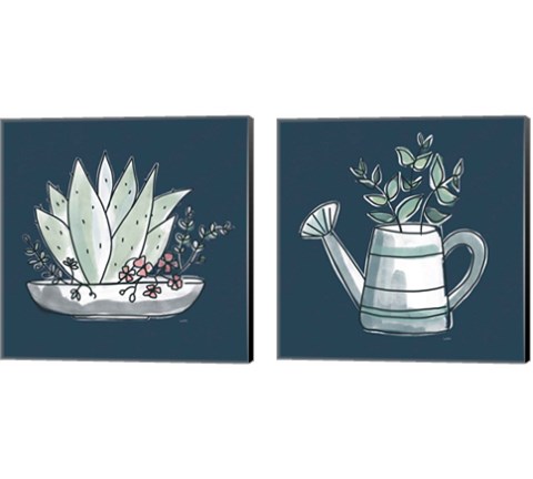 A Plants Life 2 Piece Canvas Print Set by Leah York