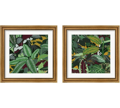 Jungle Safari 2 Piece Framed Art Print Set by Megan Gallagher