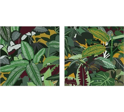 Jungle Safari 2 Piece Art Print Set by Megan Gallagher