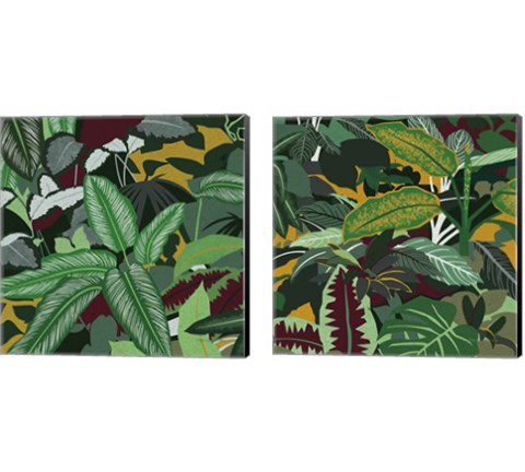 Jungle Safari 2 Piece Canvas Print Set by Megan Gallagher