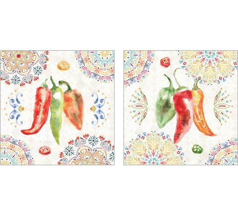 Sweet and Spicy 2 Piece Art Print Set by Dina June