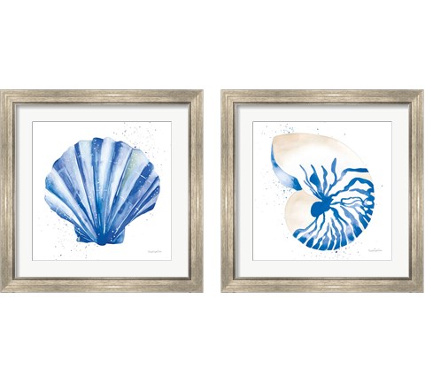 Seashell 2 Piece Framed Art Print Set by Mercedes Lopez Charro