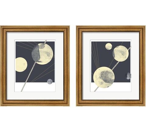 Planetary Weights 2 Piece Framed Art Print Set by Jacob Green