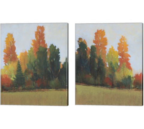 Fall Colors 2 Piece Canvas Print Set by Timothy O'Toole