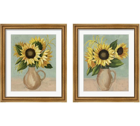 Sunflower Afternoon 2 Piece Framed Art Print Set by Grace Popp
