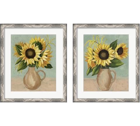 Sunflower Afternoon 2 Piece Framed Art Print Set by Grace Popp