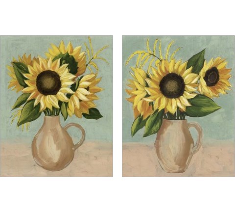 Sunflower Afternoon 2 Piece Art Print Set by Grace Popp