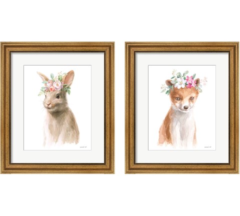 Wild for Flowers 2 Piece Framed Art Print Set by Danhui Nai