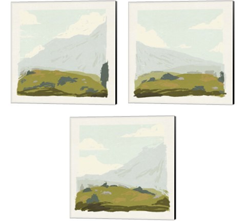 Alpine Ascent  3 Piece Canvas Print Set by Jacob Green