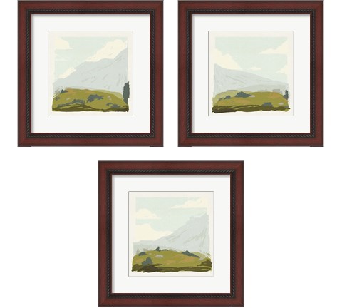 Alpine Ascent  3 Piece Framed Art Print Set by Jacob Green