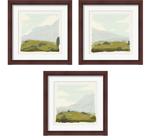 Alpine Ascent  3 Piece Framed Art Print Set by Jacob Green
