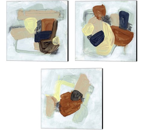 Rudimentary 3 Piece Canvas Print Set by Jennifer Parker