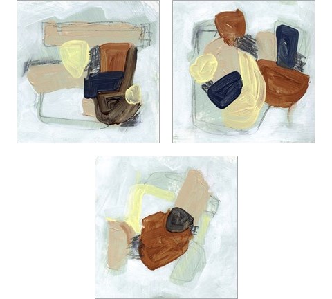 Rudimentary 3 Piece Art Print Set by Jennifer Parker