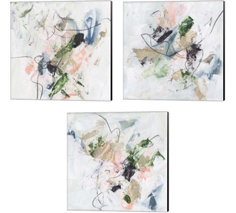 Approaching Spring 3 Piece Canvas Print Set by Melissa Wang