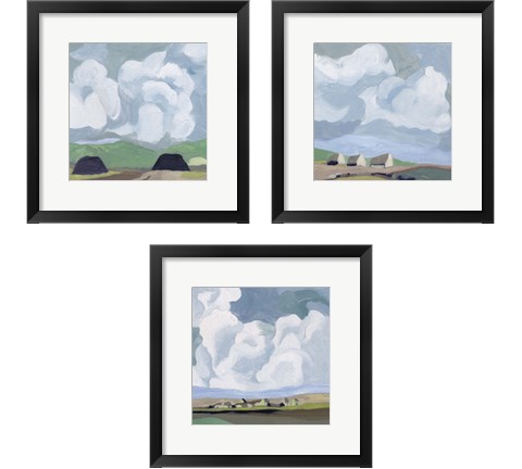 A Quiet Village 3 Piece Framed Art Print Set by Melissa Wang