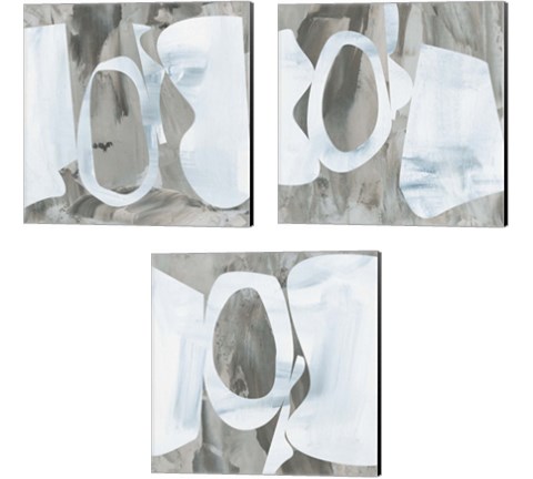 Cave Formation 3 Piece Canvas Print Set by Melissa Wang
