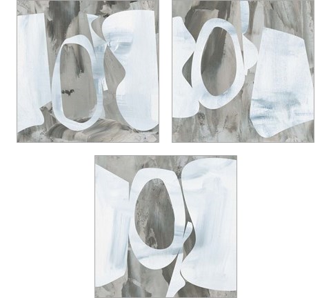 Cave Formation 3 Piece Art Print Set by Melissa Wang