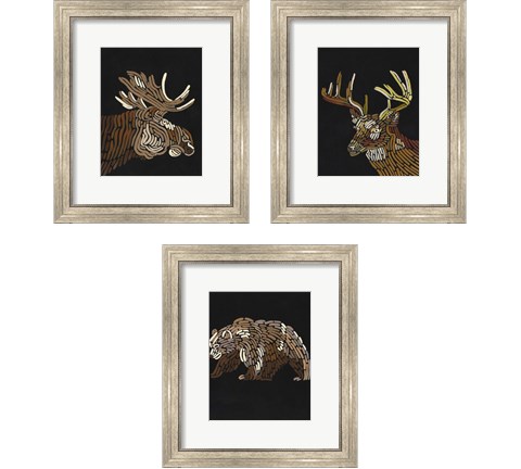 Forest Dweller 3 Piece Framed Art Print Set by Regina Moore
