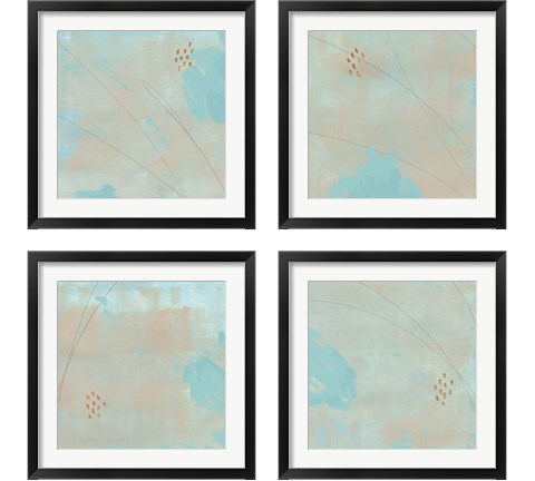 Spring Abstract 4 Piece Framed Art Print Set by Jacob Green