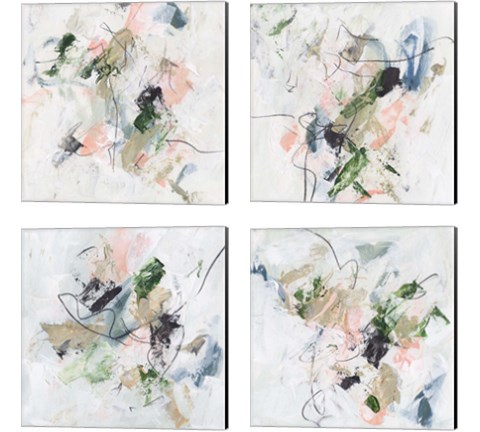 Approaching Spring 4 Piece Canvas Print Set by Melissa Wang