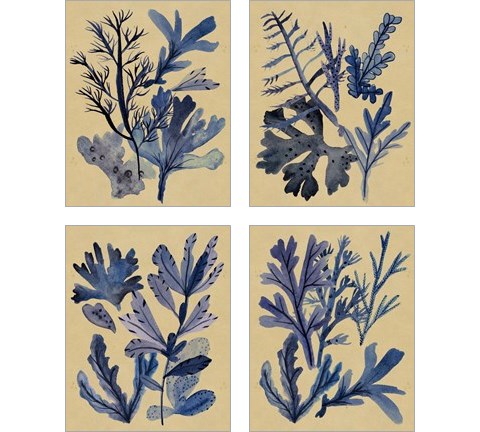 Underwater Forest 4 Piece Art Print Set by Melissa Wang