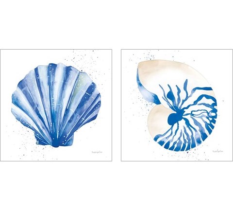 Seashell 2 Piece Art Print Set by Mercedes Lopez Charro