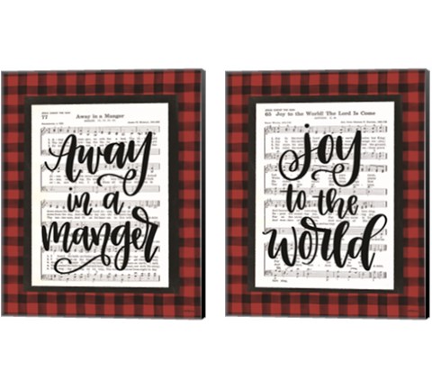 Christmas Carol 2 Piece Canvas Print Set by Imperfect Dust