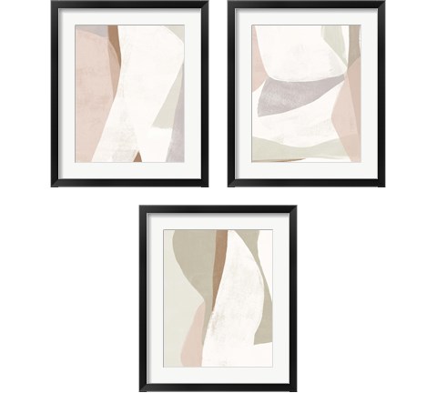 Symphonic Shapes 3 Piece Framed Art Print Set by June Erica Vess