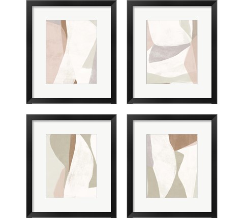 Symphonic Shapes 4 Piece Framed Art Print Set by June Erica Vess