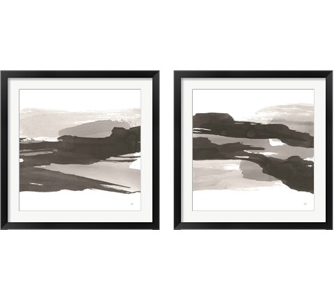 Black and White Classic 2 Piece Framed Art Print Set by Chris Paschke