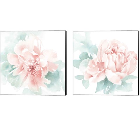 Poetic Blooming 2 Piece Canvas Print Set by Katrina Pete