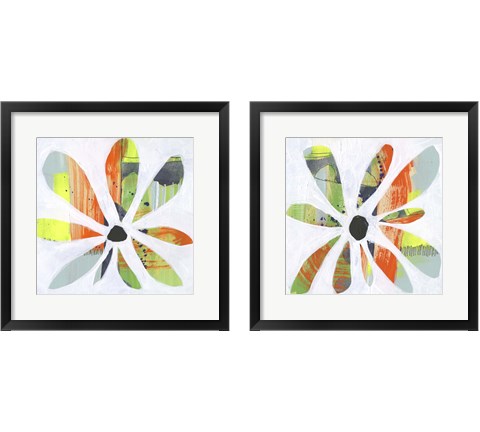 Pin Wheel 2 Piece Framed Art Print Set by Jennifer Goldberger